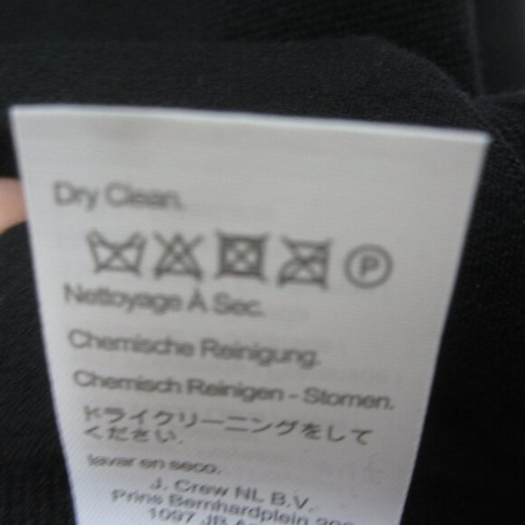 NEW NWT J. Crew Size S Camille Black Knit Sweater Blazer Jacket Pockets Button - Picture 8 of 8
